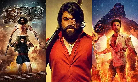 (L) RRR; KGF Chapter 2; Brahmastra