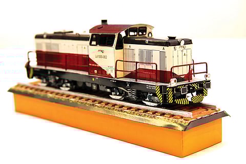 Paper model of ‘LS 1000 Locomotive’