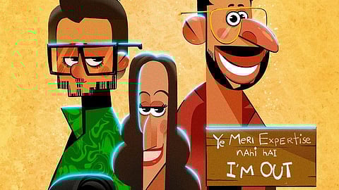 A Cartoonist Injecting Humour into Political Leaders Personalities!