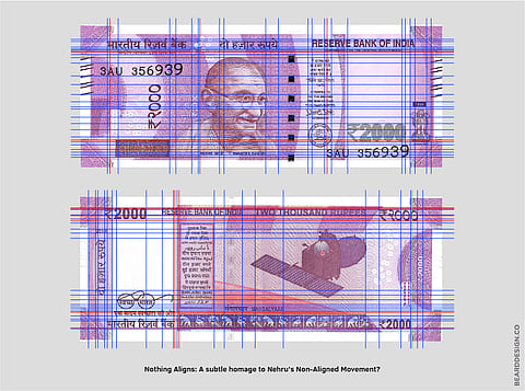 Design Critique of the new Rs. 2,000 note by Abhisek Sarda
