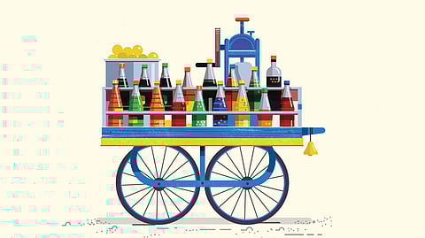 From the push carts archive, this is a tribute by Ranganath to the omnipresent superstars that are present in almost every Indian ‘galli’, the ‘gola-waala’!