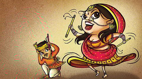 A funny interpretation of the sometimes ‘dangerous’ Dandiya customs.