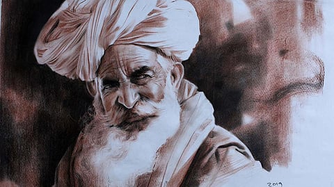 Watercolour captures expressions better than a photograph!