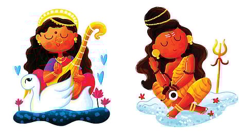 Giving Indian Gods a New Expression in the Calendar