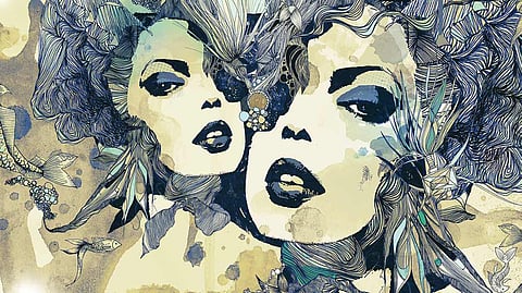 Mural. Created as a
large print mural.