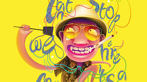 Recreating the character of Hunter S. Thompson