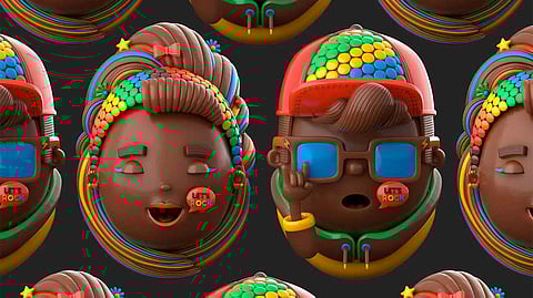 3D Illustrated Packaging for Rocklets Easter Eggs