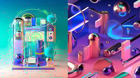 Mixing 3D and 2D to Make Vivid Graphics