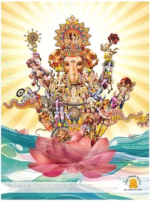 An initiative by the Times of India group, sending out a social message of unity during the Ganesh festival in Mumbai.