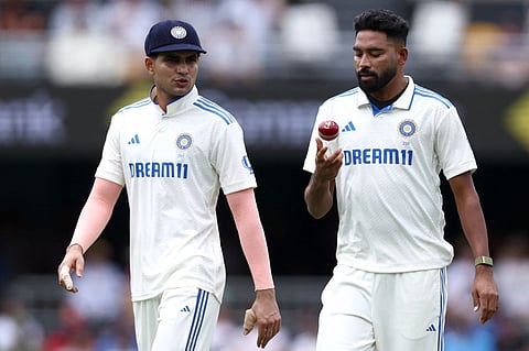 Shubman Gill and Mohammed Siraj