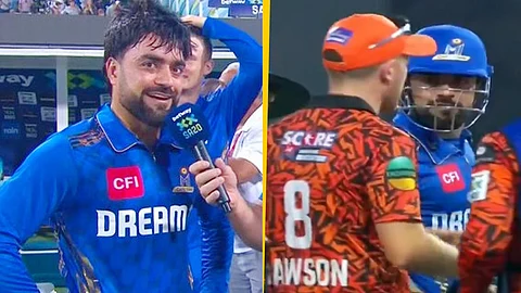 Rashid Khan on his altercation with Richard Gleeson