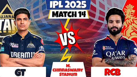 GT vs RCB