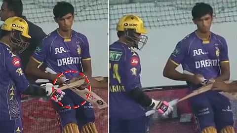 Sunil Narine fails Bat size check, video goes viral