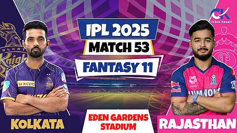 KKR vs RR
