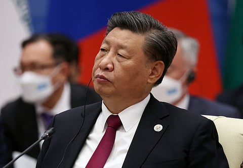 Chinese President Xi Jinping. Photo by Sergei BOBYLYOV / SPUTNIK / AFP