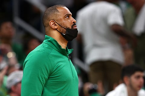 Head coach Ime Udoka of the Boston Celtics. Photo by ELSA / GETTY IMAGES NORTH AMERICA / Getty Images via AFP
