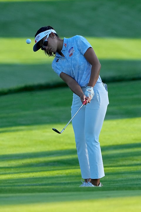 DYLAN BUELL/agence france-presse
BIANCA Pagdanganan fires nine-under par 63 to make it to the top 20 of the LPGA Portland Classic.