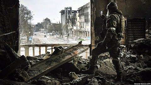 Zelensky blames Moscow for blackout