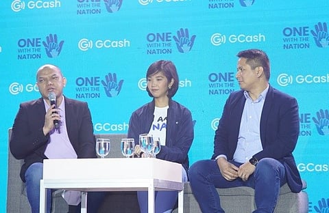 At the GCash summit ‘Innovative and Inclusive: The Future of Digital Financial Services’ are (from left) Commission on Audit information technology director Atty. Marlon Marquina; GCash AVP and head of public sector and partnerships Cathlyn Pavia and chief commercial officer Oscar Enrico Reyes Jr. | Photograph courtesy of GCash