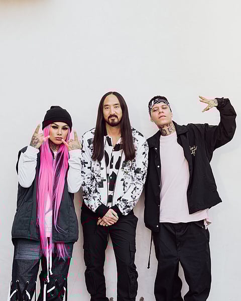 Photographs courtesy of blackstar Philippines
Snow Tha Product, Steve Aoki, and
Santa Fe Klan.