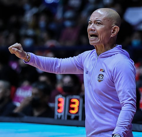 Yeng Guiao is starting to make an impact barely a week since returning to Rain or Shine. Photo by Rio Deluvio