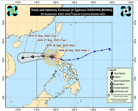 ‘Karding’ moves away from Luzon