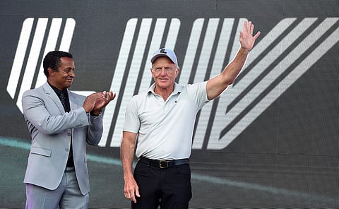 STEVE DYKES/AGENCE FRANCE-PRESSE
Greg Norman insists that the LIV Golf is not a ‘breakaway’ league.