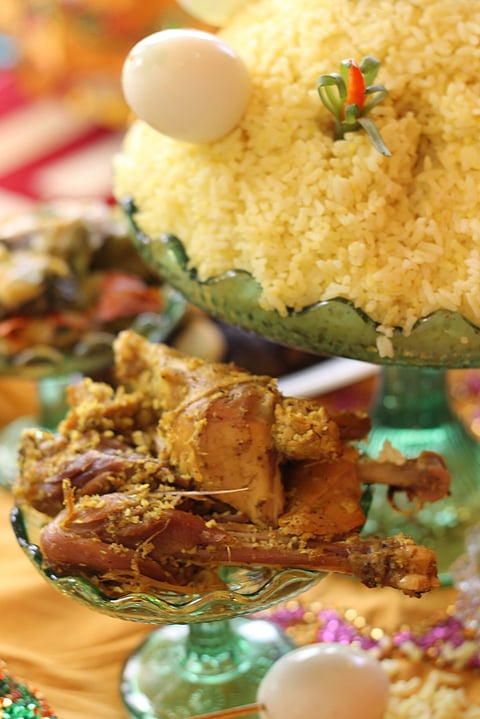 The Pagana Maranao food way of serving.