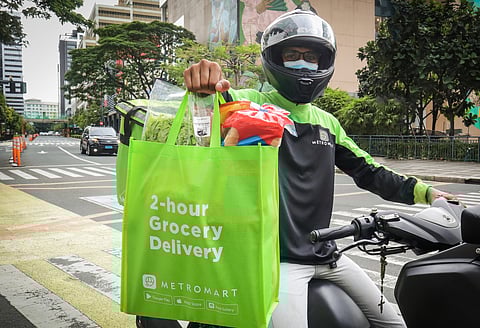 PHOTOGRAPH COURTESY OF METROMART
CUSTOMERS will be able to forego gasoline and transportation expenses with this online grocery delivery.