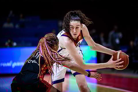 PHOTOGRAPH COURTESY OF fiba
BREANNA Stewart leads the United States to an 87-72 victory over Belgium in the FIBA Women’s World Cup.