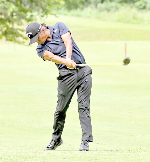 Juvic Pagunsan has broken par in each of the four rounds he played in the 38th Shinhang Donghae Open in Nara, Japan Saturday. | PHOTOGRAPH COURTESY OF PGT/FB