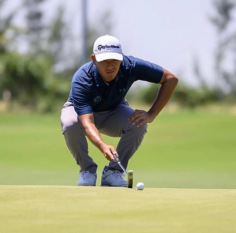 PHOTOGRAPH COURTESY OF ICTSI
LJ Go remains in contention in the OB Golf Invitational in Indonesia.
