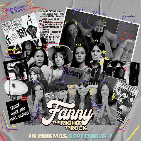 ‘FANNY: The Right to Rock’ opens at select cinemas on 7 September. | PHOTOGRAPH COURTESY OF TBA STUDIOS