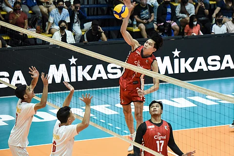 Peter Torres provides sufficient firepower for Cignal. | PHOTOGRAPH COURTESY OF Spikers’ Turf