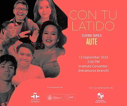 Con tu latido a tribute for Luis Eduardo Aute. | Photograph courtesy of Instituto Cervantes Manila