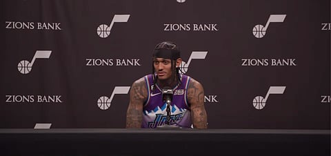 Screen grab from Utah Jazz Player Media Availability / Youtube