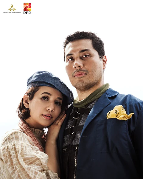 Karylle Tatlonghari and Gian Magdangal (Photo courtesy of Repertory Philippines)
