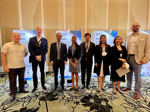 Negros Occidental Provincial Administrator Rayfrando Diaz, II, Negros Occidental Governor Eugenio Jose Lacson, Israeli Ambassador Ilan Fluss, USAID Acting Mission Director Rebekah Eubanks, PDRF President Butch Meily, PDRF Executive Director Veronica Gabaldon, USAID Safe Water Chief of Party Alma Porciuncula, and USAID Environment Office Director Ryder Rogers (Photo courtesy of the US Embassy)