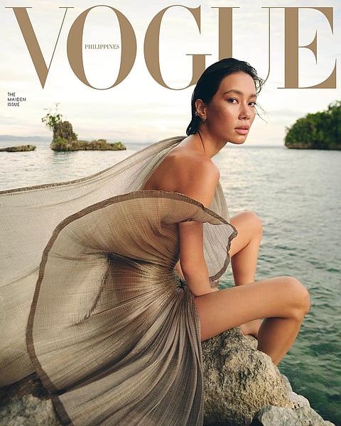 Photograph courtesy
of VOGUE PHILIPPINES
VOGUE Philippines’ maiden issue.