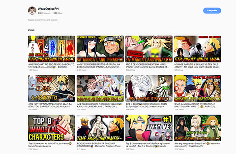 Weabotaku ph Bilibili profile.