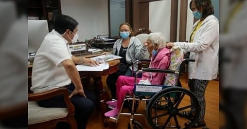 Prioritize centenarians’ cash incentives, Lagman tells Tulfo