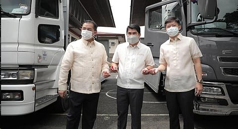 DSWD received wing vans donations