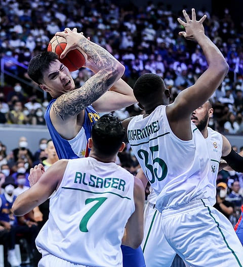 Kai Sotto’s level of play has improved a lot, according to Adelaide 36ers coach CJ Bruton. | Photograph by Rio deluvio
for the daily tribune