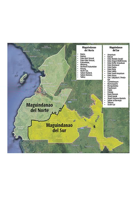 Maguindanao now split into North, South