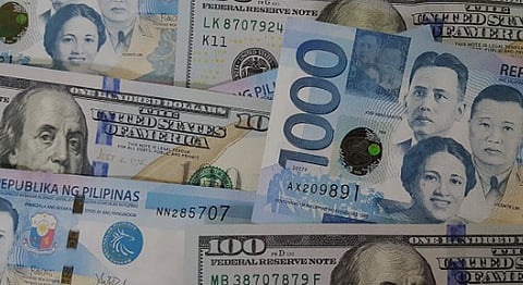 Peso closes at $1=P56.02