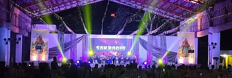 Local performers pay homage to San Roque patron saint of the sick.