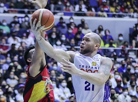 KELLY Williams and TNT Tropang Giga are on the verge of defending their PBA Philippine Cup title. | Photograph by Rio Deluvio for the Daily Tribune @tribunephl_rio