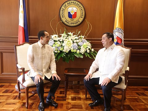 Executive Secretary Vic Rodriguez on Friday morning paid a courtesy call on House Speaker Martin Romualdez, cousin of President Ferdinand Marcos Jr. | PHOTOGRAPH COURTESY OF Office of House Speaker Martin Romualdez