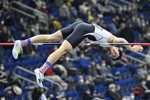 Obiena said he pitched the idea to Philippine Athletics Track and Field Association president Terry Capistrano who is pleased with the idea. Photo by John MACDOUGALL / AFP
