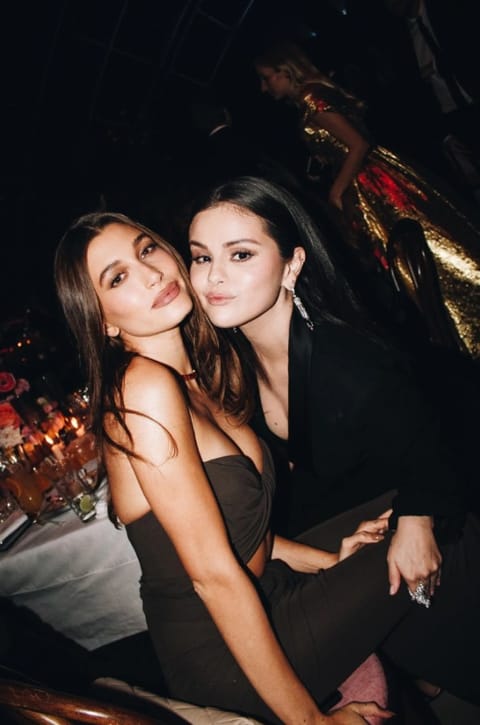 PHOTOGRAPH COURTESY OF IG/TYRELL HAMPTON
HAILEY Baldwin-Bieber and Selena Gomez photographed together for the first time.
